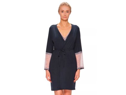 Dámský župan 54/2-206V/104 FABIO (Velikost S/M, Barva fialová tmavá)