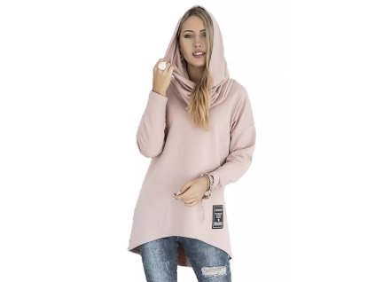 Dámská mikina 1110 HAJDAN (Velikost S, Barva růžová světlá)