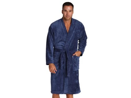 Pánský župan Hugo DE LAFENSE (Velikost M, Barva jeans)