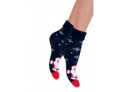 Chlapecké froté vánoční ponožky 096/034 STEVEN