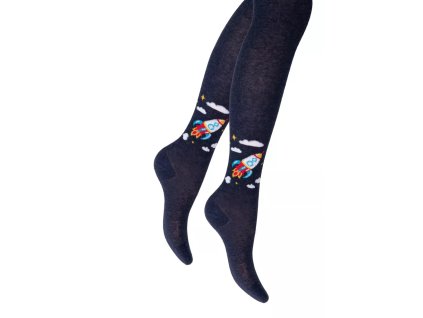 Chlapecké punčocháče 071/164 STEVEN (Velikost 104/110, Barva jeans tmavá)