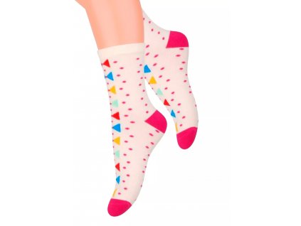Dívčí klasické ponožky vzor 014/126 STEVEN