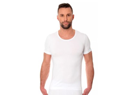 Pánské tričko Seamless SS00990 BRUBECK (Velikost M, Barva bílá)