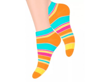 Dámské kotníkové ponožky vzor 052/102 STEVEN