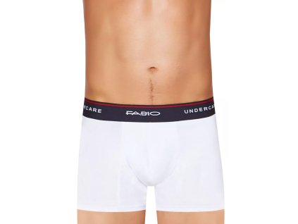 Pánské boxerky Pro 06/1-21/A2 FABIO (Velikost M, Barva bílá)
