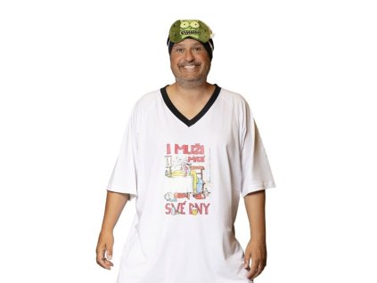 Noční košile s čepičkou I MUŽI MAJÍ SVÉ DNY