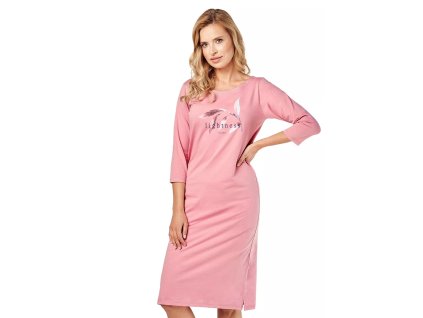 Dámská noční košile Olympia 2996/32 TARO (Velikost S, Barva růžová (pink))