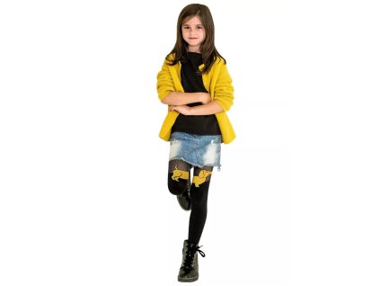 Dívčí punčocháče Saba KNITTEX (Velikost 104/110, Barva černá)