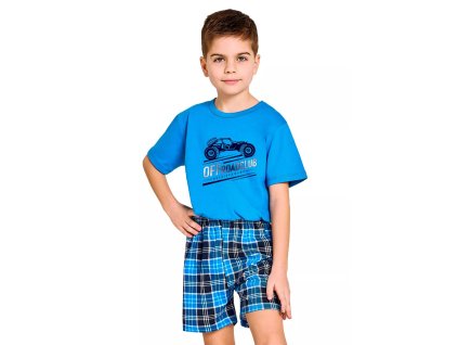 Chlapecké pyžamo Owen 3204/3205/42 TARO (Velikost 092, Barva modrá)