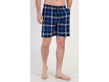 Pánské pyžamové šortky Patrik (Barva modrá, Velikost 1XL)