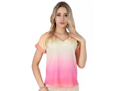 Dámská halenka 1185/03 HAJDAN (Velikost S, Barva broskev)