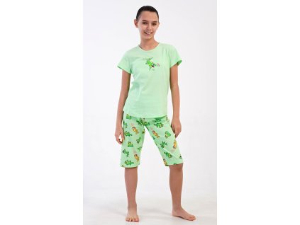 Dětské pyžamo kapri Ella (Barva světle zelená, Velikost 7 - 8)