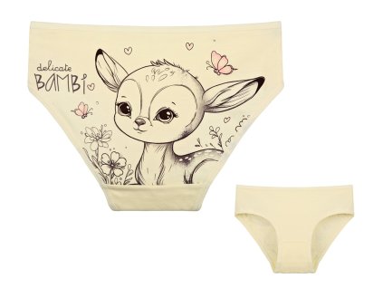 Dětské kalhotky Bambi (Barva žlutá, Velikost 6 - 7)