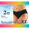 Stelle Donna ZORA XL - dámské bezešvé kalhotky 2 kusy (Barva Bílá, Velikost XL)