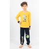 Dětské pyžamo dlouhé Dino (Barva žlutá, Velikost 3 - 4)