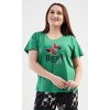 Dámské pyžamo kapri Lenka (Barva zelená, Velikost 1XL)