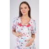 Dámská noční košile mateřská Ellie (Barva lososová, Velikost S)