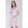 Dámská noční košile mateřská Ellie (Barva lososová, Velikost S)