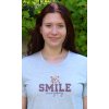 Dámská noční košile s krátkým rukávem Méďa Smile (Barva jahodová, Velikost S)