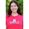 Dámská noční košile s krátkým rukávem Méďa Smile (Barva jahodová, Velikost S)