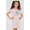 Dětská noční košile s krátkým rukávem Panda (Barva světle lososová, Velikost 15 - 16)