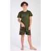Dětské pyžamo šortky Raw (Barva khaki, Velikost 3 - 4)