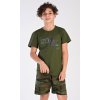 Dětské pyžamo šortky Raw (Barva khaki, Velikost 3 - 4)