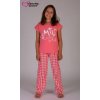 Dětské pyžamové kalhoty Tereza (Barva jahodová, Velikost 3 - 4)