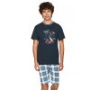 Chlapecké pyžamo Ivan 2742/1 TARO (Velikost 146, Barva grafit (šedá))