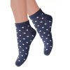 Dívčí kotníkové ponožky 004/177 STEVEN (Velikost 29/31, Barva jeans)