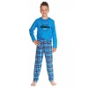 Chlapecké pyžamo Mario 2650/2651/21 TARO (Velikost 086, Barva modrá)
