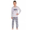 Chlapecké pyžamo Mario 2650/2651/22 TARO (Velikost 086, Barva světlý melír)