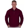 Pánská svetrová mikina 700 TDS (Velikost M, Barva bordo (vínová))