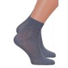 Chlapecké klasické ponožky 146/003 STEVEN (Velikost 26/28, Barva šedá melír)