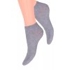 Dámské kotníkové ponožky 052 STEVEN (Velikost 35/37, Barva bílá)