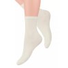 Dámské klasické ponožky 037 STEVEN (Velikost 35/37, Barva bílá)