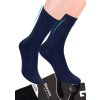 Pánské klasické ponožky 107 STEVEN (Velikost 39/41, Barva modrá tmavá)