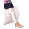 Dívčí leginy 750 Long GABRIELLA (Velikost 110/122, Barva bílá)