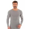Pánské tričko Merino LS11600 BRUBECK (Velikost M, Barva krémová)