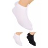 Chlapecké kotníkové ponožky 054/100 STEVEN (Velikost 38/40, Barva bílá)