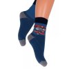 Chlapecké klasické ponožky 014/25 STEVEN (Velikost 26/28, Barva granát (modrá))