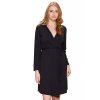 Dámský župan 54/9-88P FABIO (Velikost S/M, Barva černá)