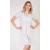 Dámská noční košile mateřská Jana (Barva světle šedá, Velikost S)