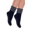 Chlapecké froté ponožky 038/017 STEVEN (Velikost 26/28, Barva granát (modrá))