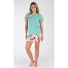 Dámské pyžamo šortky Sofie (Barva zelená, Velikost S)