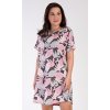 Dámská noční košile s krátkým rukávem Evita (Barva lososová, Velikost 1XL)