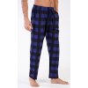 Pánské pyžamové kalhoty Johnny (Barva modrá, Velikost 1XL)