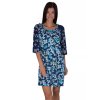 Dámská noční košile 381/03 REGINA (Velikost M, Barva granát (modrá))