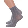 Dámské klasické ponožky 099/928 STEVEN (Velikost 35/37, Barva šedá melír)