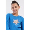 Dětské pyžamo dlouhé Méďa I love you (Barva modrá, Velikost 9 - 10)